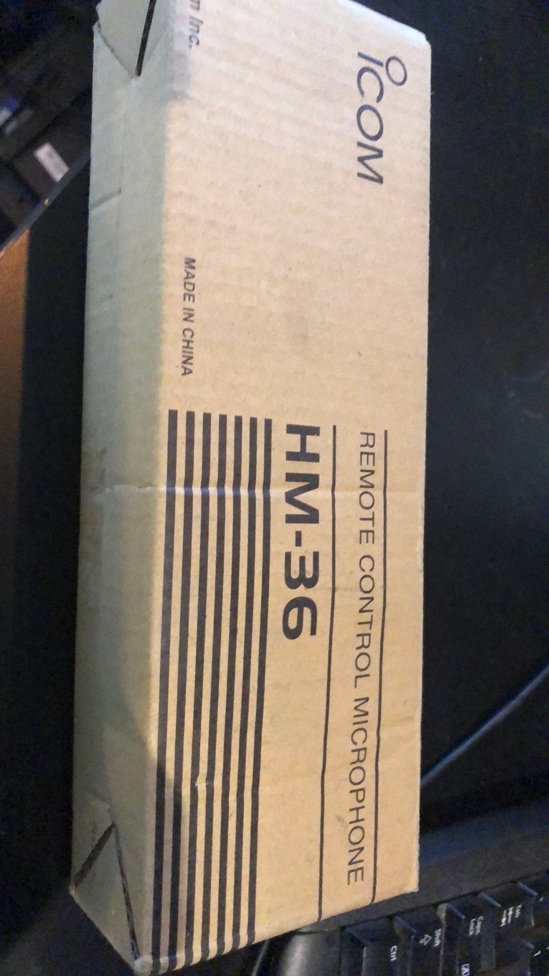 icom hm-36 microfoon, Telecommunicatie, Ophalen of Verzenden, Nieuw, Zender