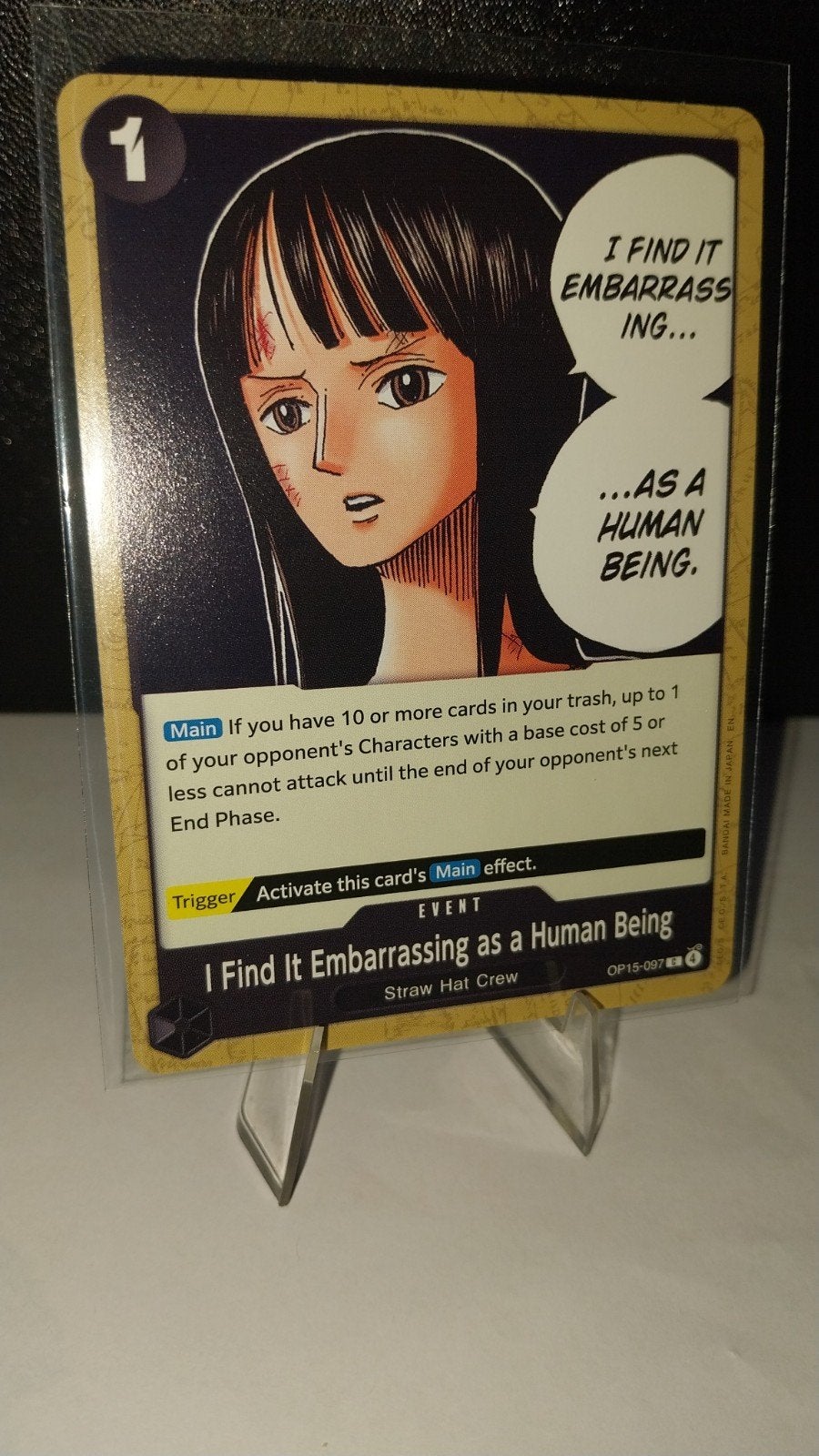 One Piece I Find It Embarrassing (OP15-097), Ophalen of Verzenden, Zo goed als nieuw, Losse kaart