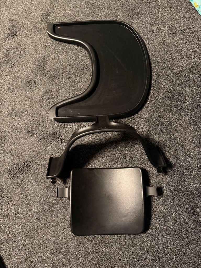Stokke babyset met dienblad, Ophalen of Verzenden, Gebruikt, Meegroeistoel