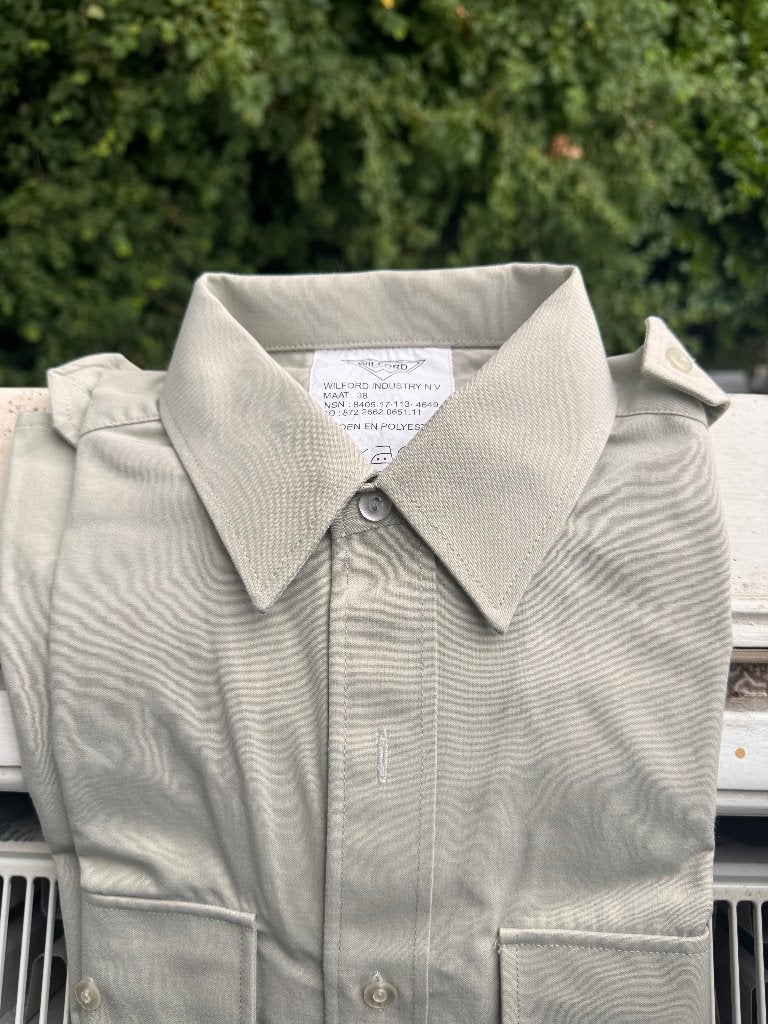 GEZOCHT: Nederlandse Defensie-overhemdstof, Ophalen of Verzenden, Landmacht, Nederland, Kleding of Schoenen