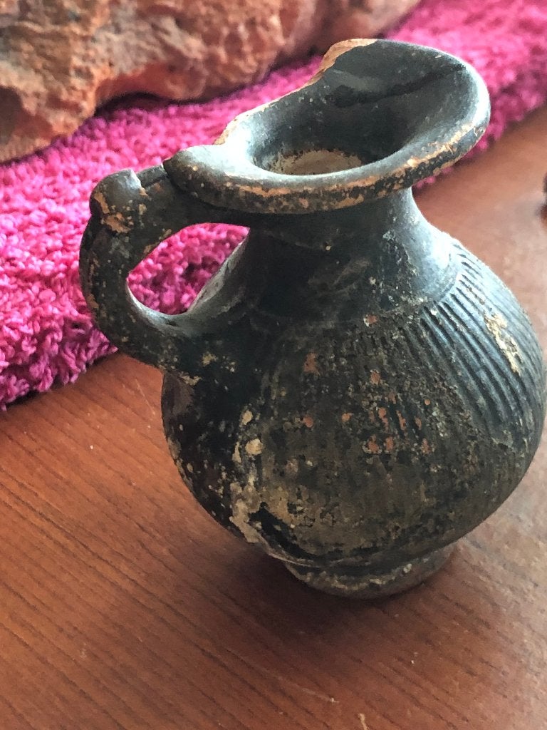 Bodemvondst ETRUSKISCH aardewerk uit Italië vrij zeldzaam, Antiek en Kunst, Ophalen of Verzenden