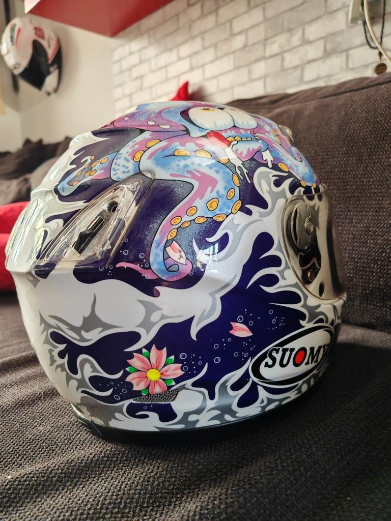 Suomy dames helm., Motoren, Kleding | Motorhelmen, Overige merken, XS, Ophalen of Verzenden, Integraalhelm