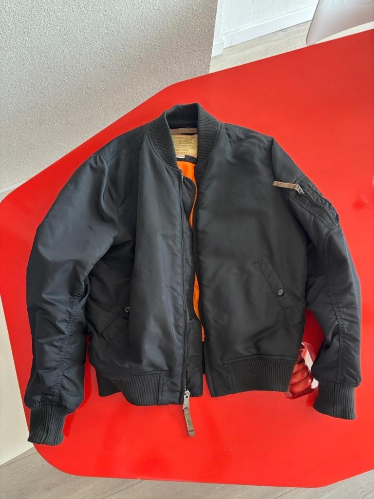 Bomber Alpha Industries MA-1 Vintage Black, Kleding | Heren, Alpha Industries, Maat 48/50 (M), Zwart, Ophalen of Verzenden