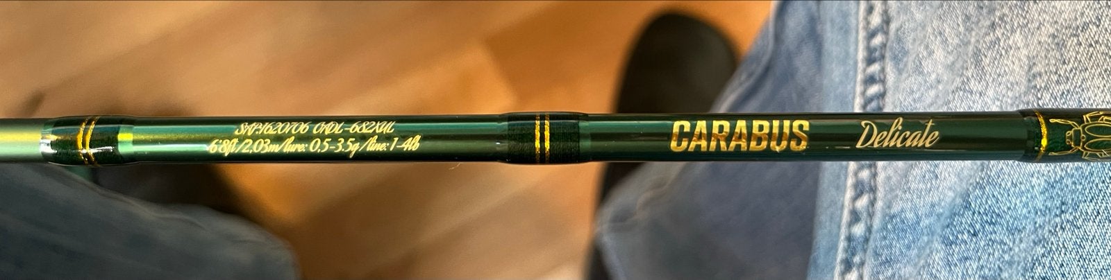 Ultra light visuitrusting: Abu Garcia hengel, Okuma molen,, Ophalen, Zo goed als nieuw, Complete hengel