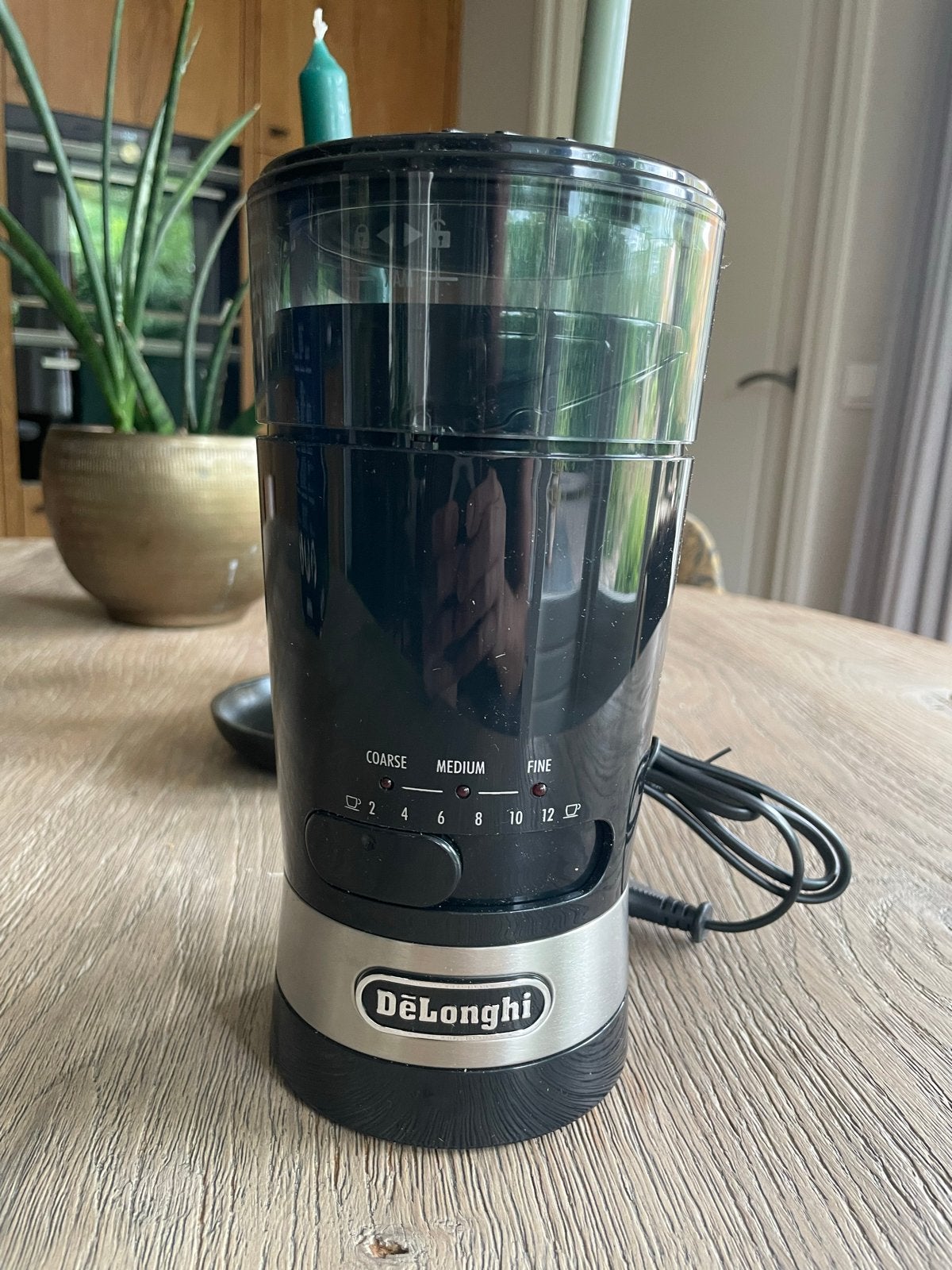 De'Longhi Koffiemolen/koffiemaler NIEUW, Overige modellen, 10 kopjes of meer, Nieuw, Koffiebonen