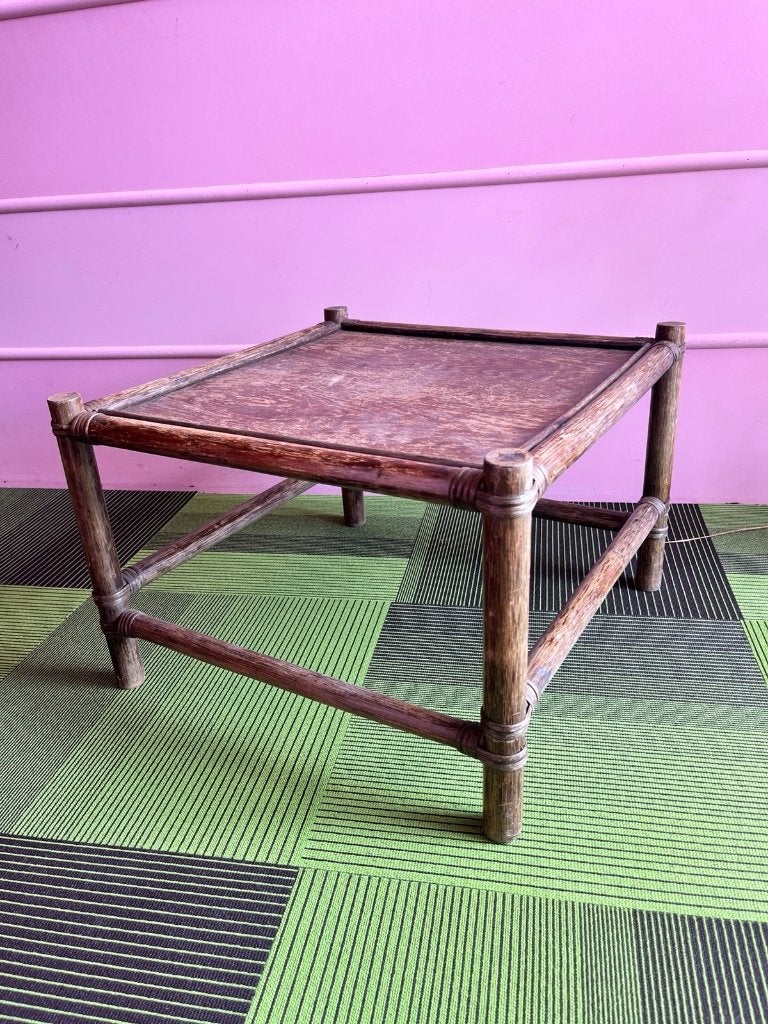 Vintage salontafel, Huis en Inrichting, Tafels | Salontafels, Ophalen, Gebruikt, 50 tot 100 cm, Koloniaal