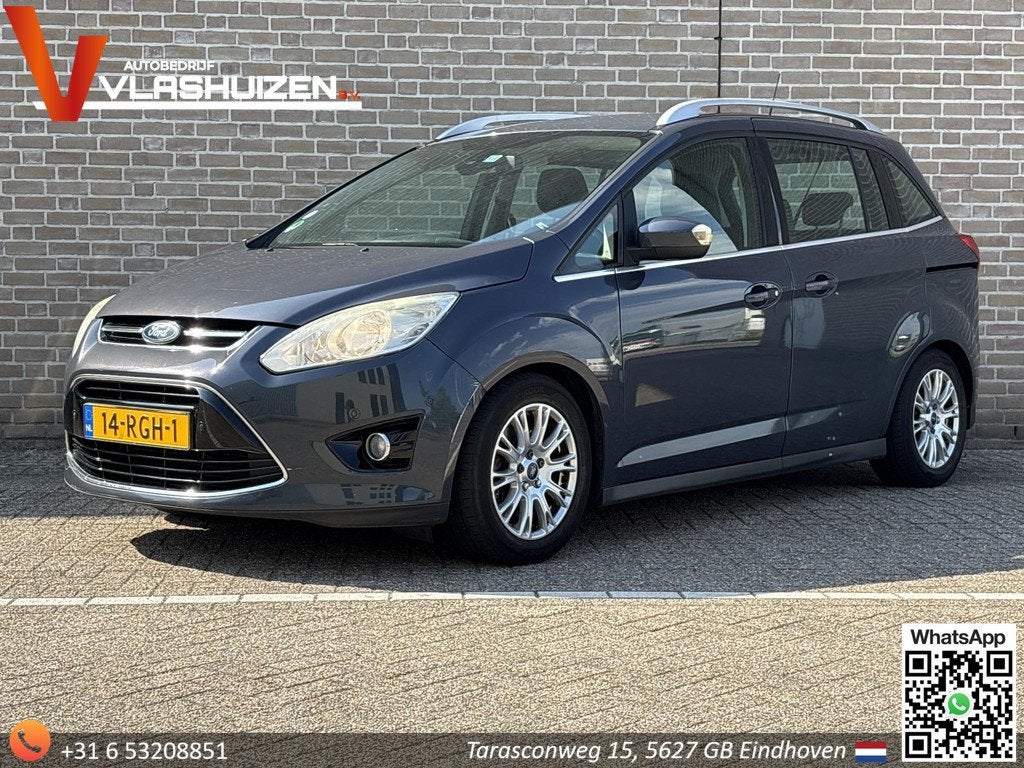 Ford Grand C-Max 1.6 SCTi Titanium 7p. | Cruise | Climate |, Auto's, Ford, Voorwielaandrijving, Stof, Gebruikt, 4 cilinders
