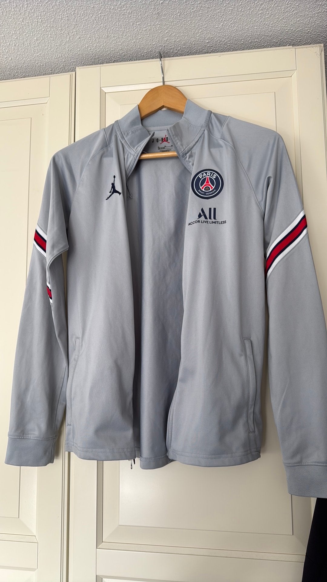 Jordan jasje 158-170 PSG, Maat XS of kleiner, Ophalen of Verzenden, Gebruikt, Trainingspak