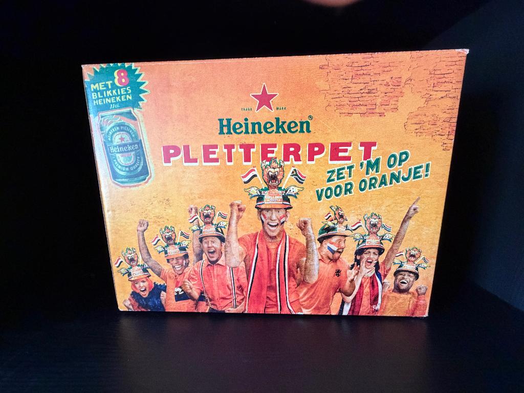 Heineken Pletterpet, Ophalen of Verzenden, Nieuw, Overige typen, Heineken