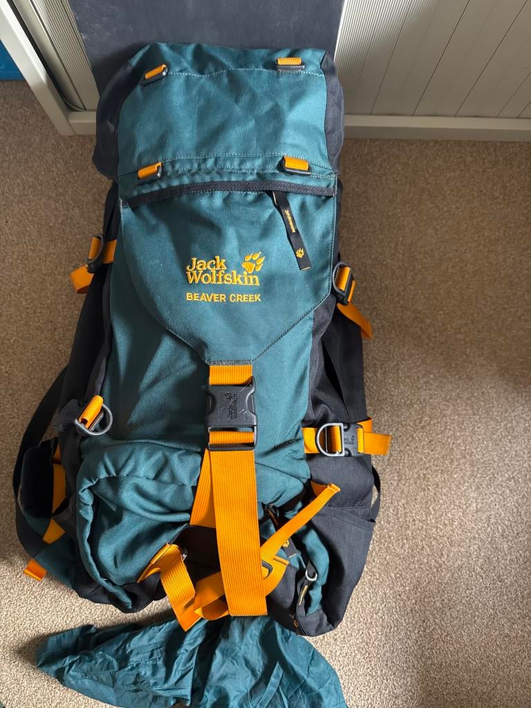 Jack Wolfskin Beaver Creek Rugzak met Tenten, Ophalen, Gebruikt