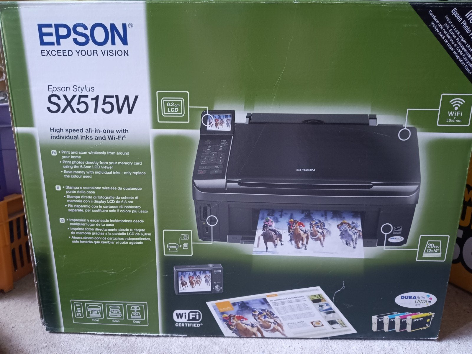 Lexmark/Epson printer, Computers en Software, Printers, Ophalen, Zo goed als nieuw, Kleur printen, Printer