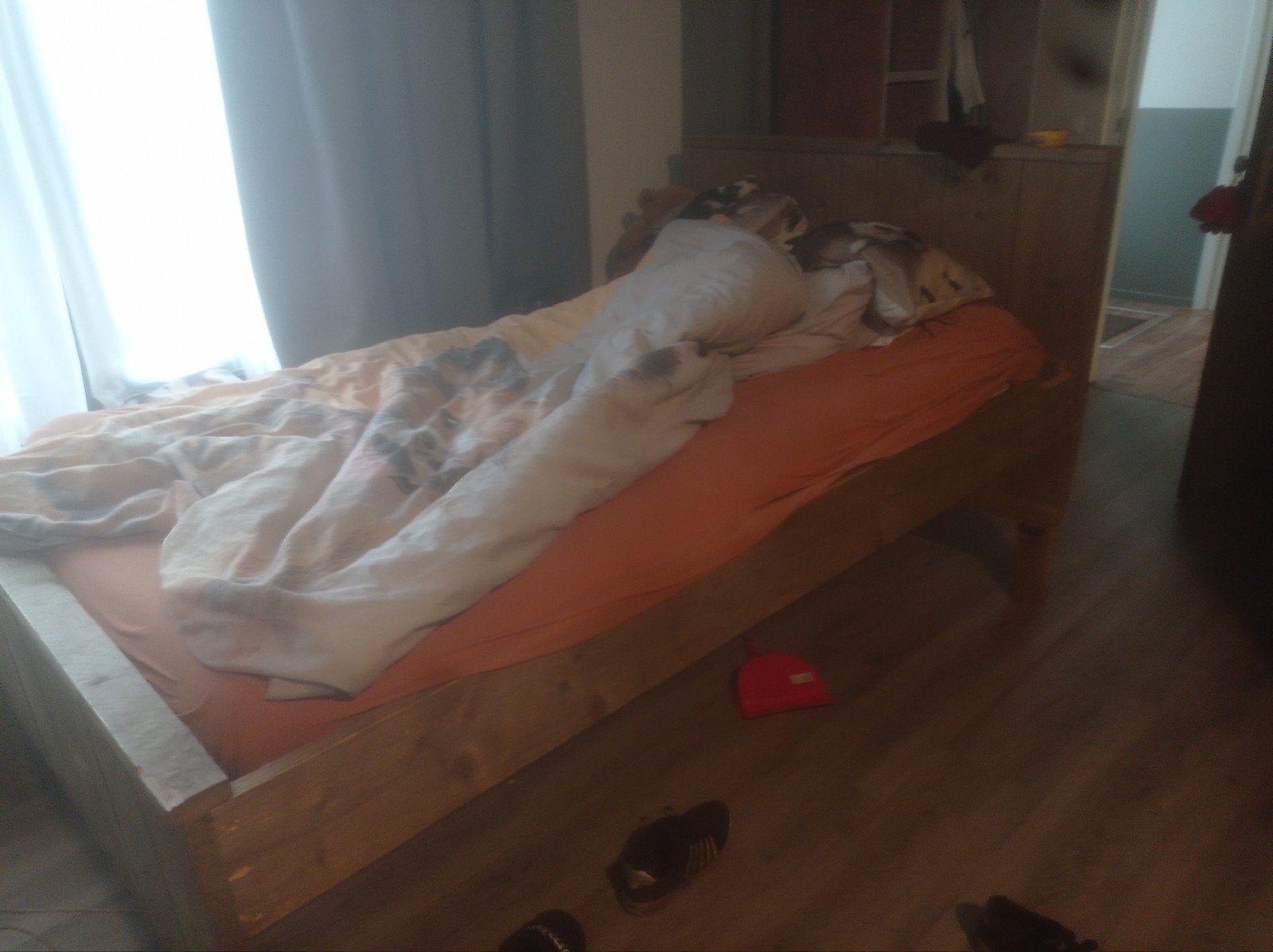 steigerhout bed twijfelaar, Ophalen