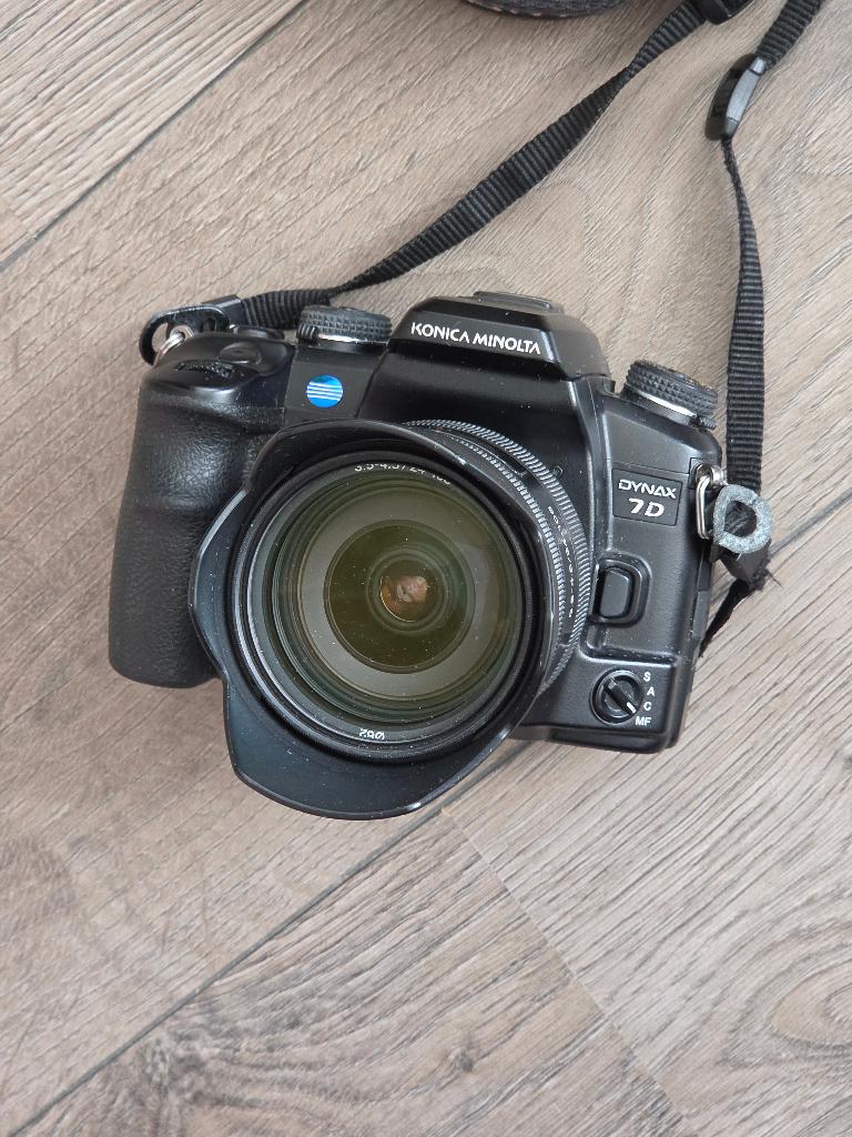 Konica Minolta Dynax 7D incl. Sony 24-105mn lens, Audio, Tv en Foto, Fotocamera's Digitaal, Gebruikt, Minolta, Spiegelreflex, 6 Megapixel