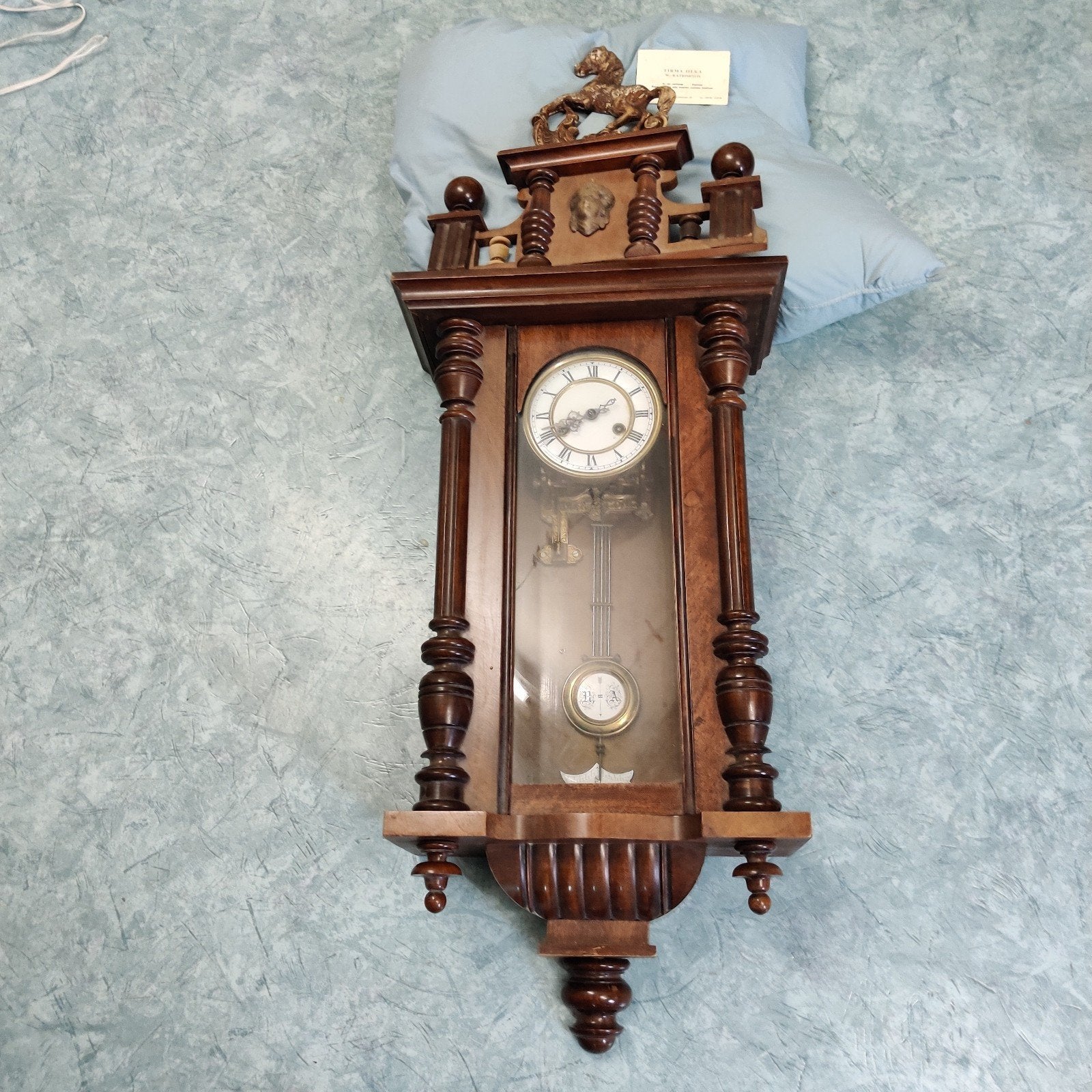 wandklok regulateur, Antiek en Kunst, Ophalen