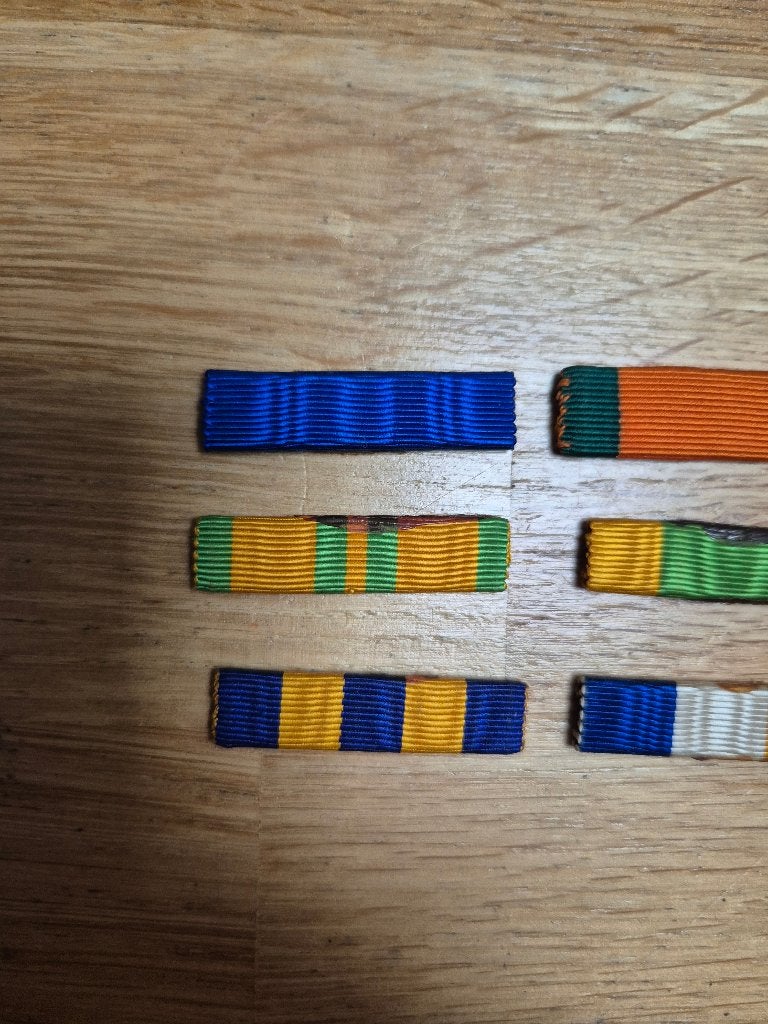 Nederlandse 6x losse batons, Verzamelen, Ophalen of Verzenden, Landmacht, Nederland, Lintje, Medaille of Wings