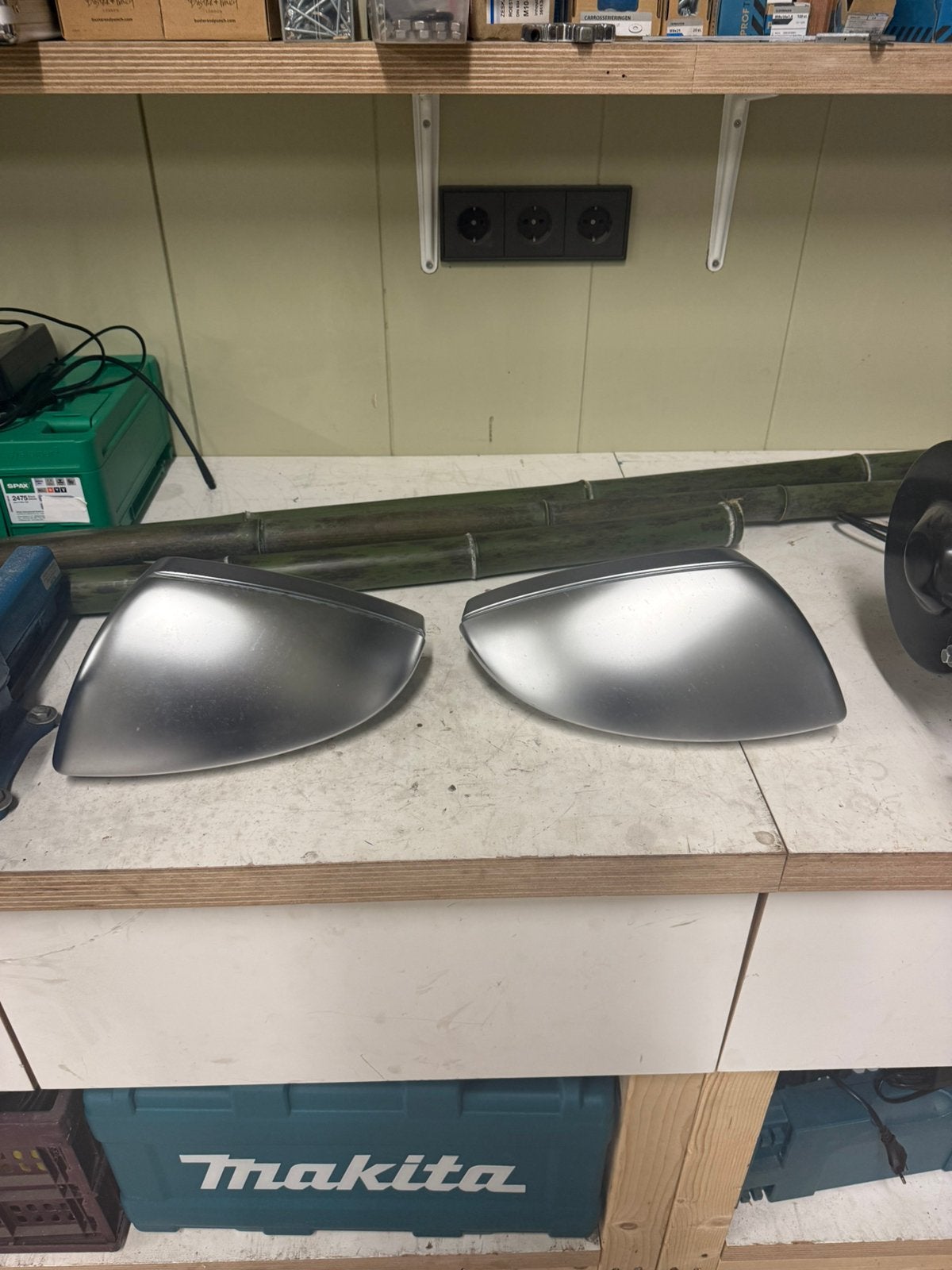 Audi rs6 spiegel mat chrome, Ophalen of Verzenden