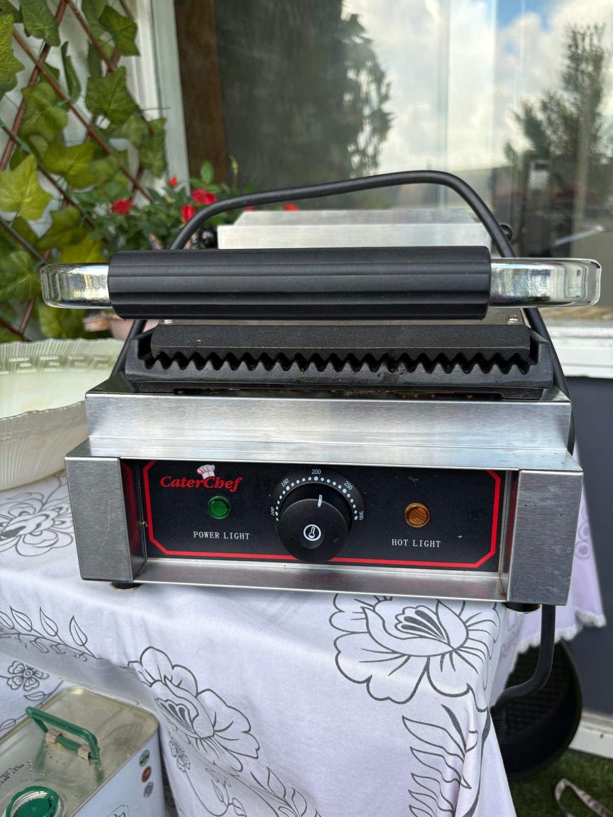 CaterChef Grill: Professionele Tafelgrill voor Horeca, Ophalen of Verzenden, Gebruikt, Tafelgrill