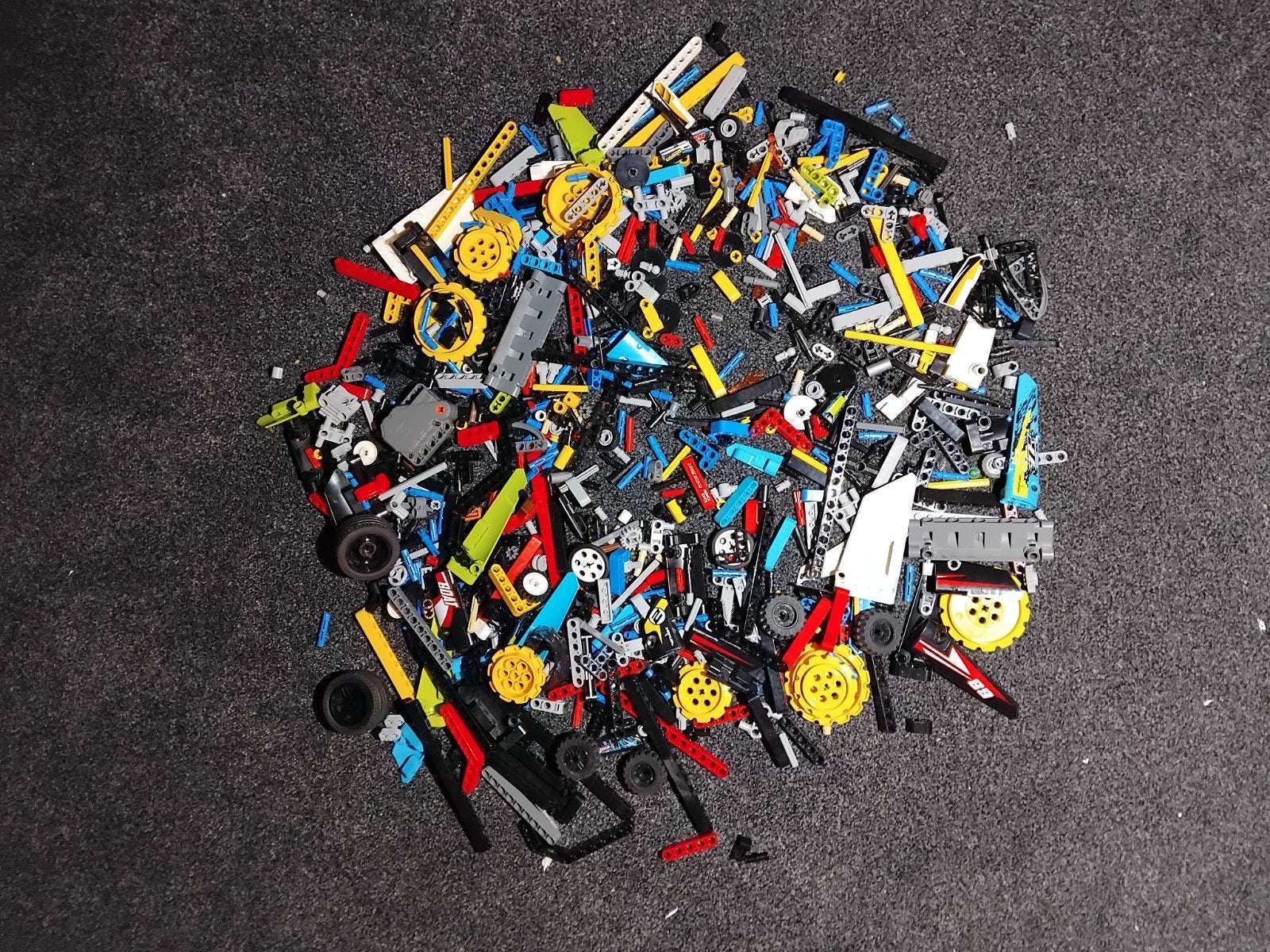 Technic lego partij, Lego, Ophalen of Verzenden, Zo goed als nieuw, Losse stenen