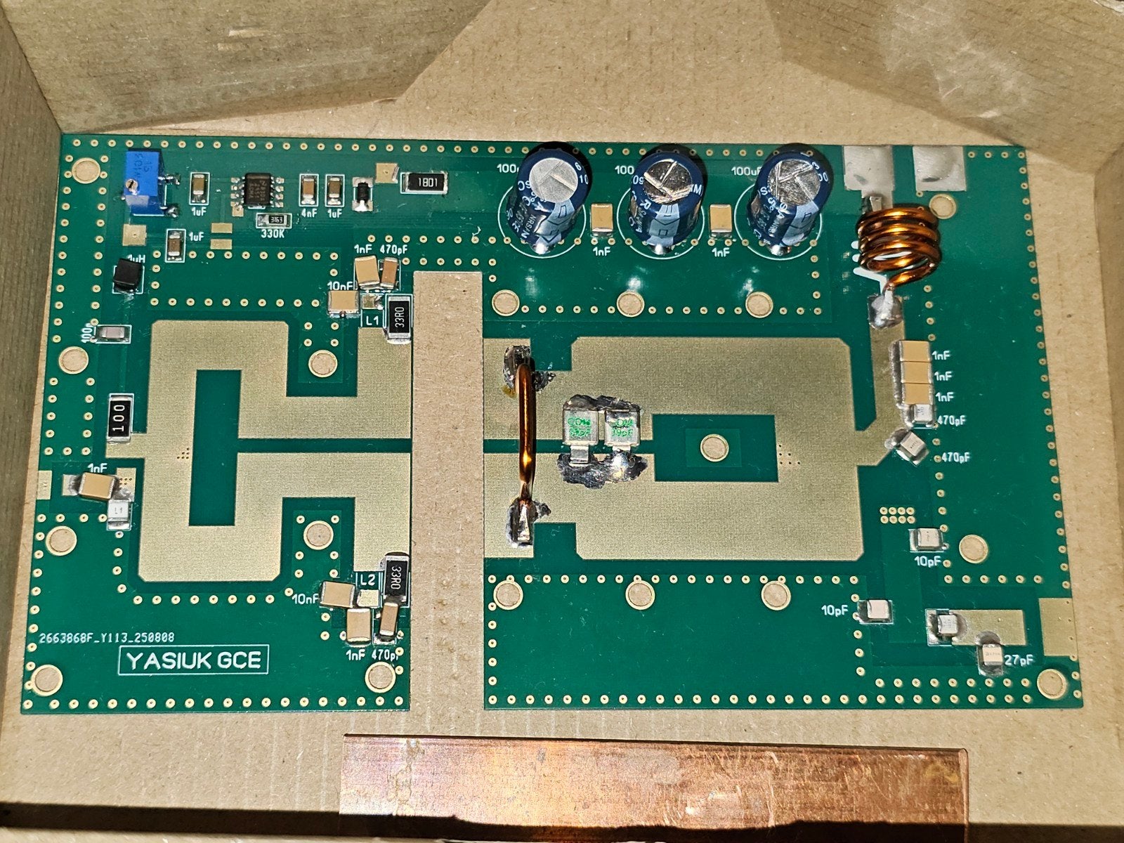 FM  Teflon PCB versterker 1000w 2000W, Ophalen of Verzenden, Nieuw, Zender