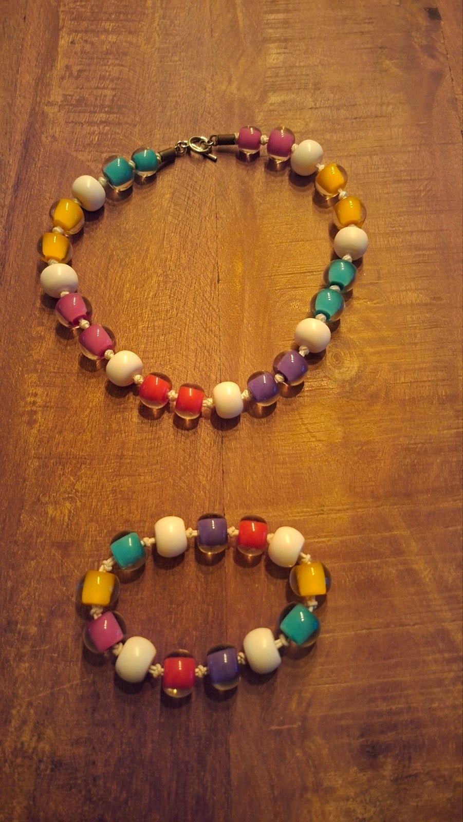 Zsiska set - ketting en armband, Ophalen of Verzenden, Zo goed als nieuw, Overige kleuren, Overige materialen