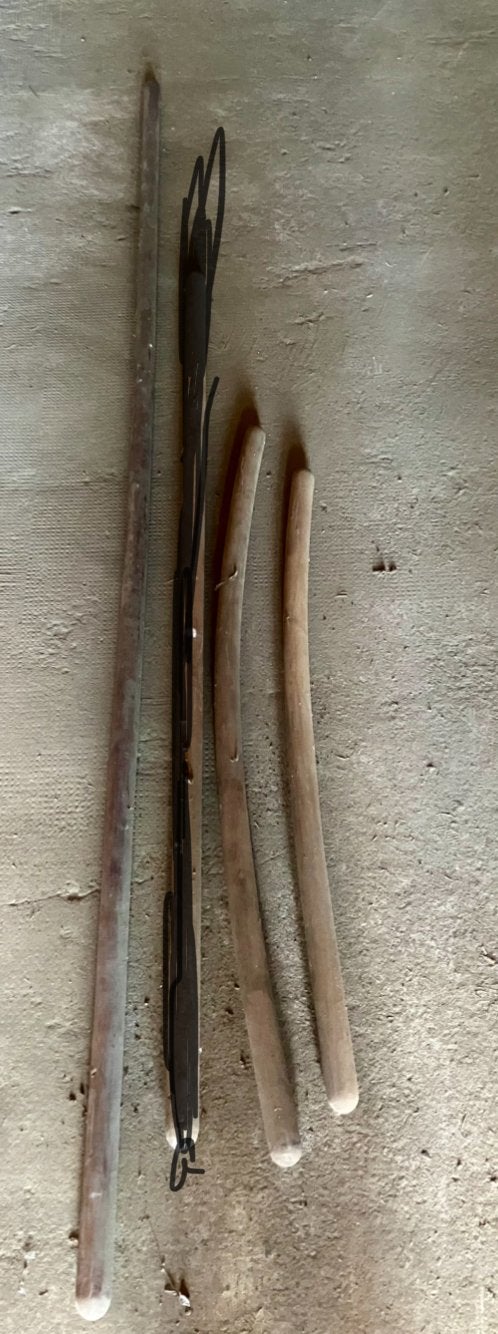 Ronde houten trapleuning, Ophalen, Nieuw, Trap, 2 tot 4 meter