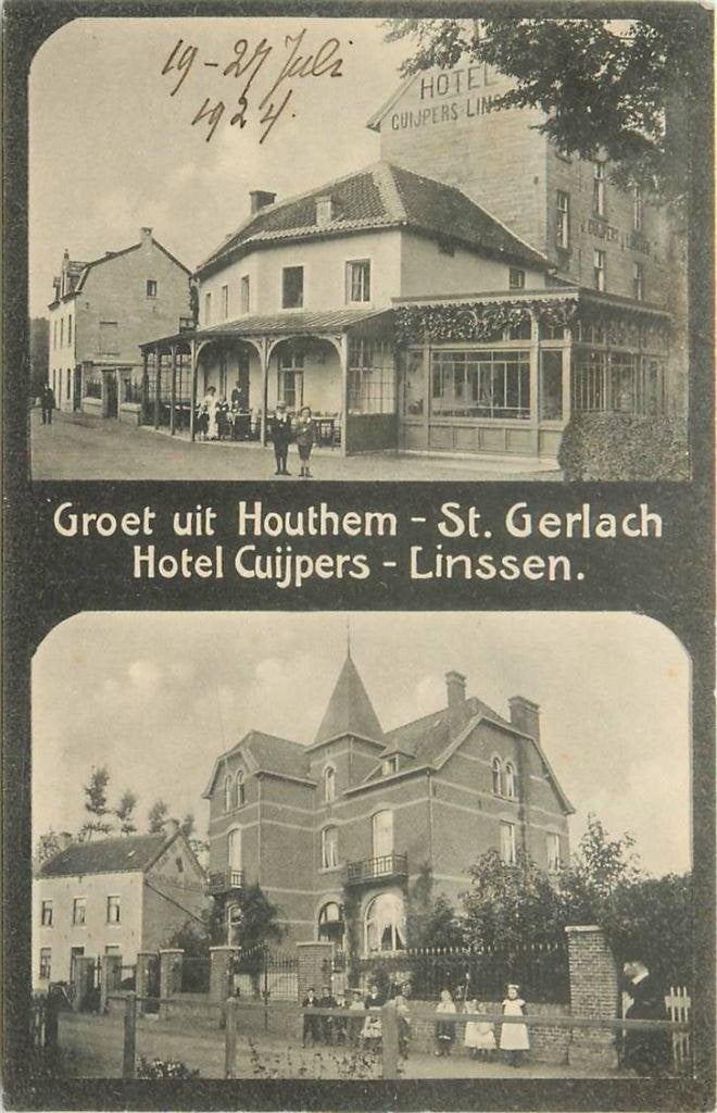 388-549-001 Houthem St Gerlach Hotel Cuijpers Linssen, Verzamelen, Verzenden, Voor 1920, Limburg