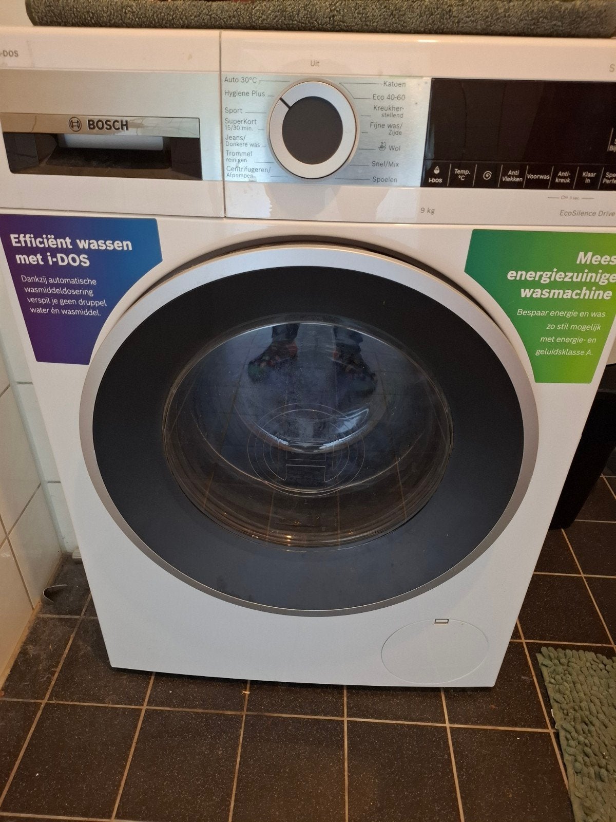 Zo goed als nieuwe Bosch wasmachine - Zeer zuinig!, Ophalen, 1200 tot 1600 toeren, 8 tot 10 kg, Zo goed als nieuw