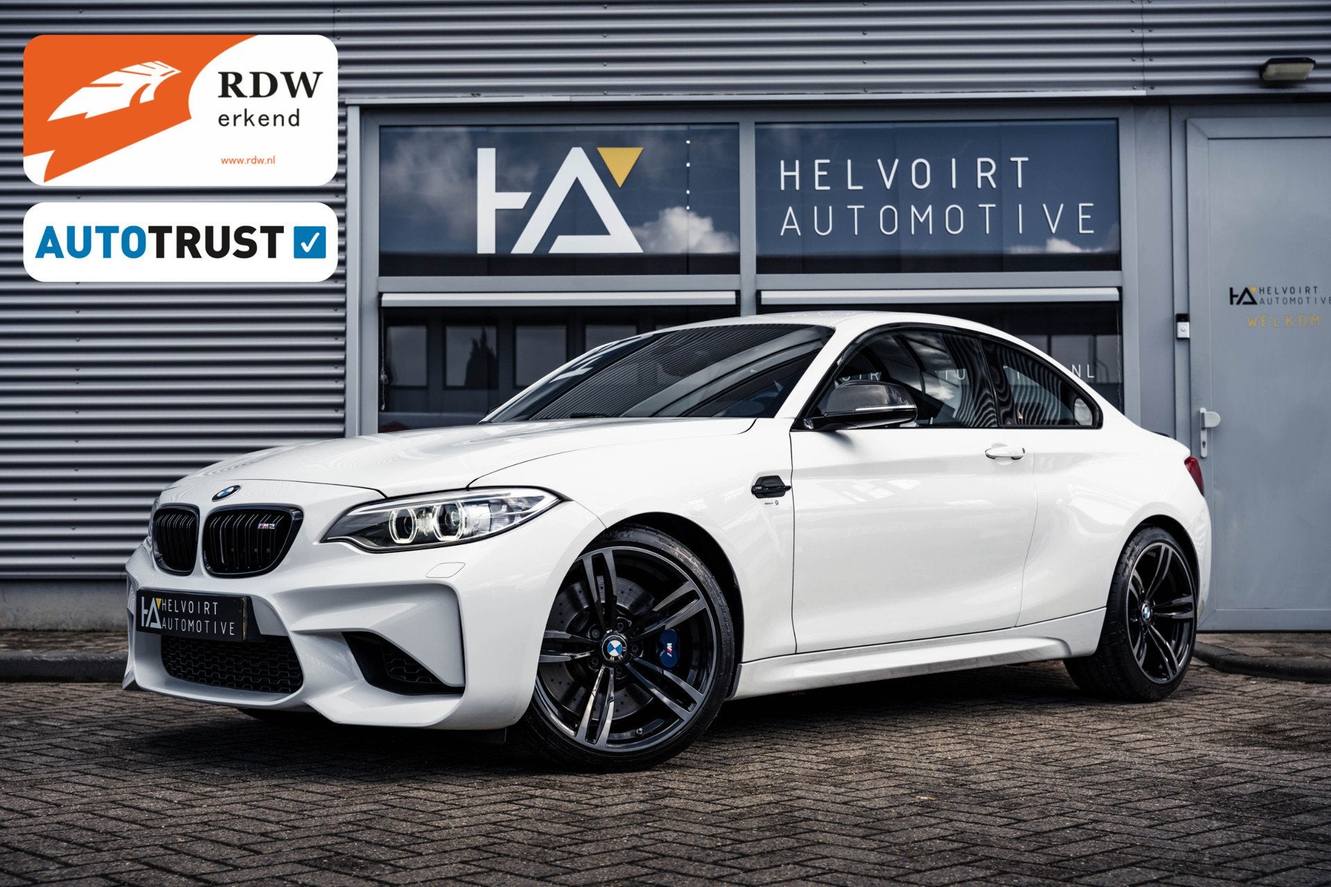 BMW 2-serie Coupé M2 DCT | CARBON | MEMORY | LEDER, Auto's, Achterwielaandrijving, Gebruikt, Wit, Leder