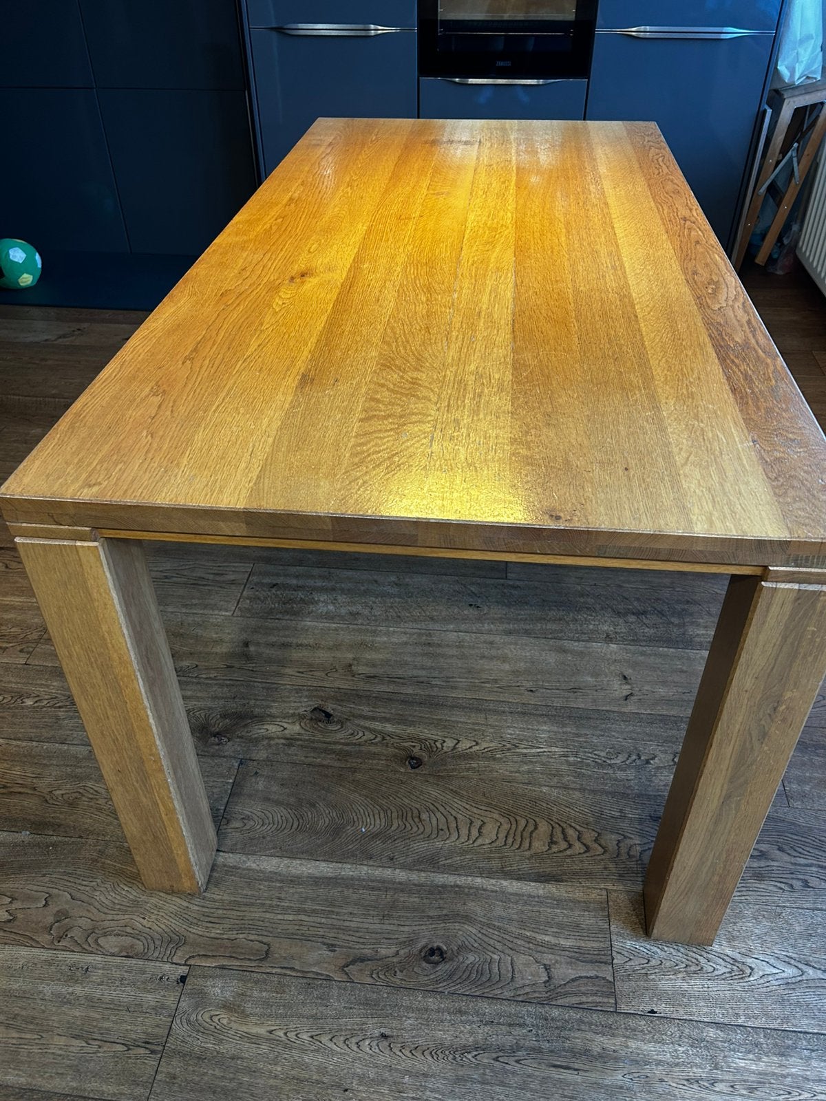 Eettafel, Huis en Inrichting, Tafels | Eettafels, Ophalen, Gebruikt, Eikenhout, 50 tot 100 cm
