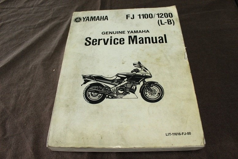 Yamaha FJ1100 FJ1200 1985 - 1990 motorcycle service manual, Motoren, Ophalen of Verzenden, Yamaha