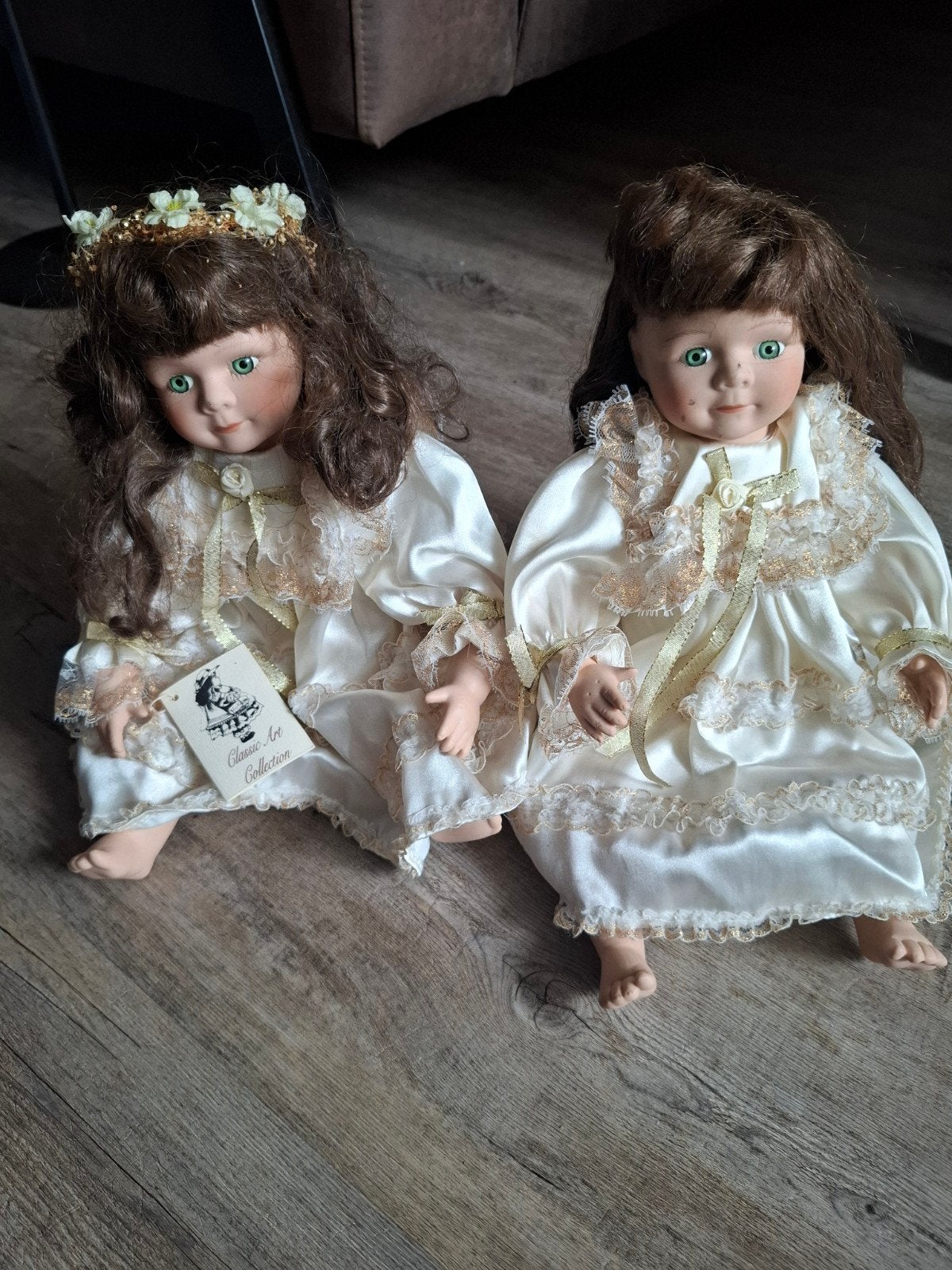 Vintage porseleinen poppen - Classic Art Collection, Verzamelen, Poppen, Ophalen of Verzenden, Gebruikt, Pop