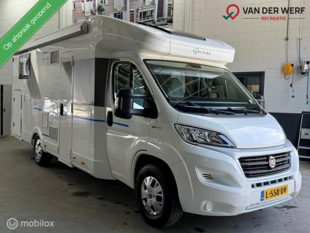 Sun Living S75 SL I Lengte bedden I Hefbed I Fietsendrager, Www.sunliving.nl, Ringverwarming, Elektrische ramen, Bedrijf
