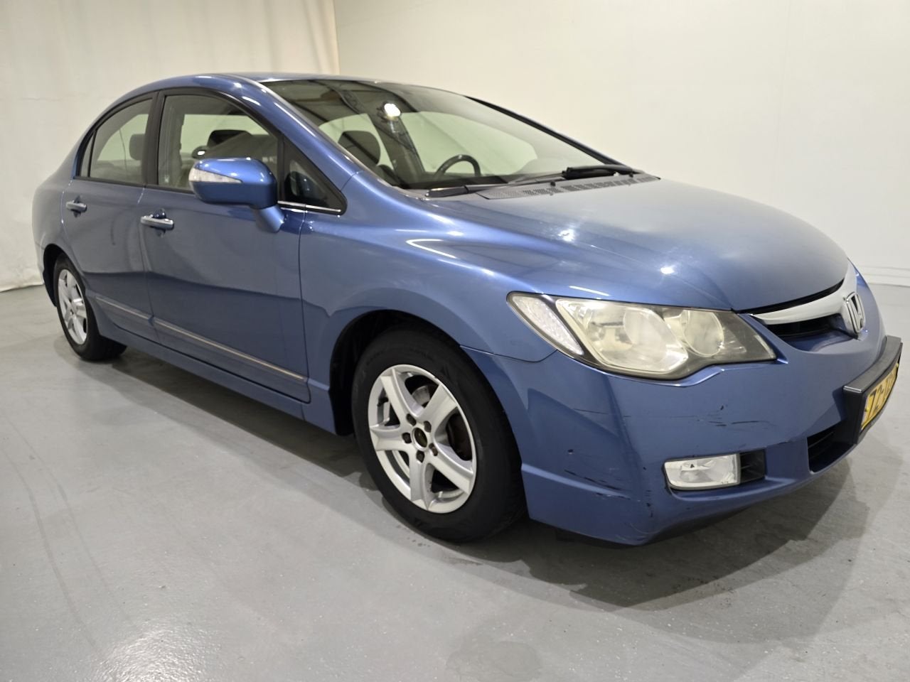 Honda Civic 1.3 i-DSI i-Hybrid Aut. Airco (bj 2006), Honda, Blauw, Hybride Elektrisch/Benzine, Sedan