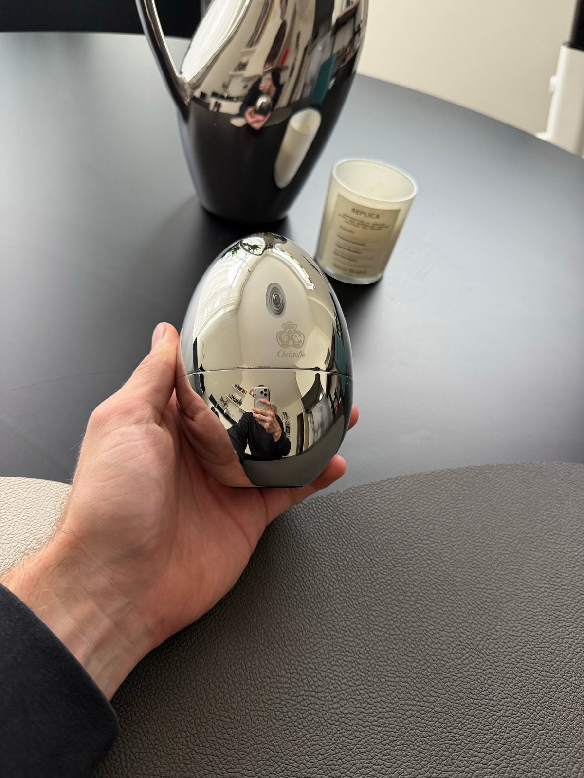 Christofle Bestek Ei, Klein met Lepeltjes - Nieuw in Doos, Theelepel, Verzenden, Bestekset, Nieuw