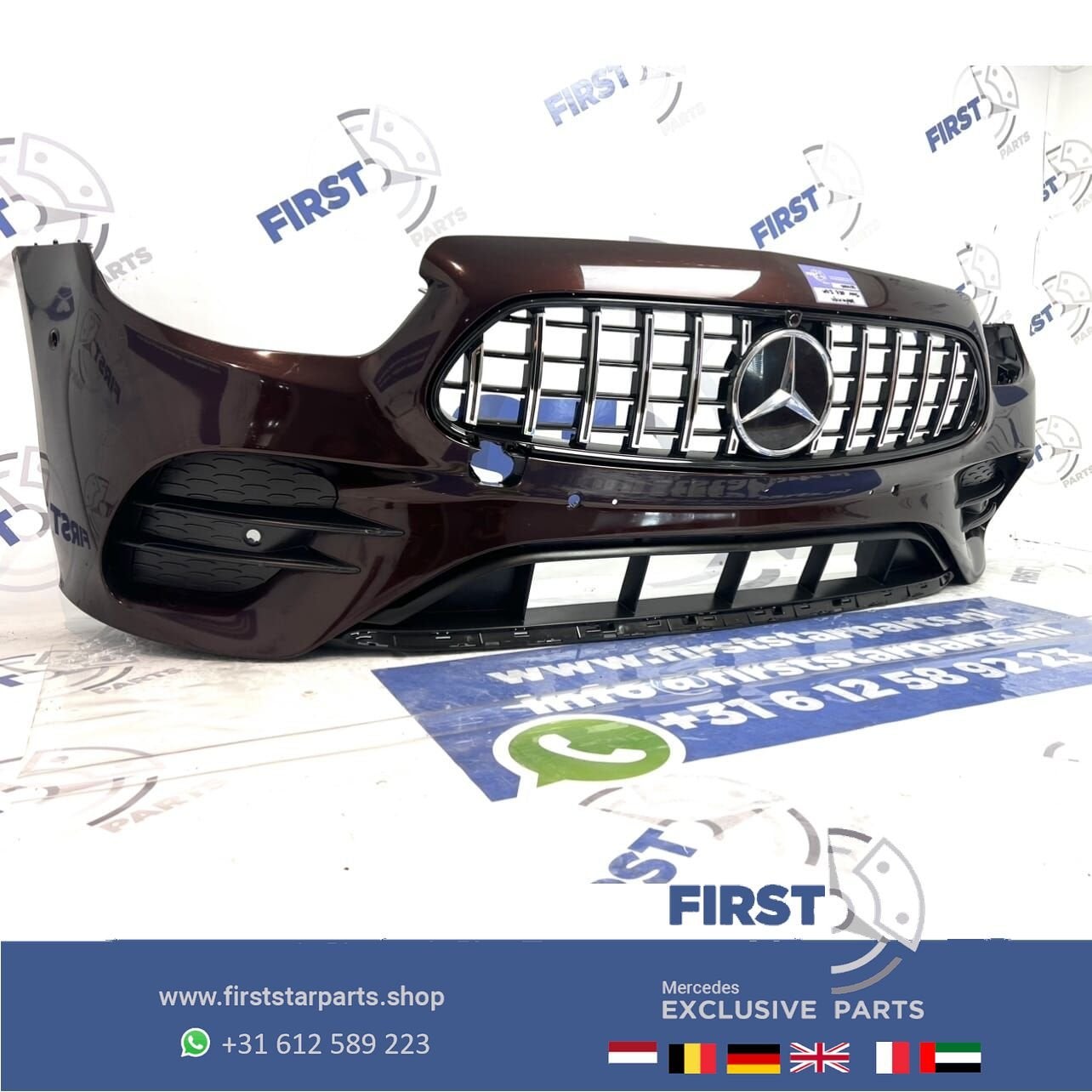 W213 W238 E43 E53 FACELIFT AMG VOORBUMPER PAARS E Klasse + M, Gebruikt, -, Voor, Ophalen of Verzenden
