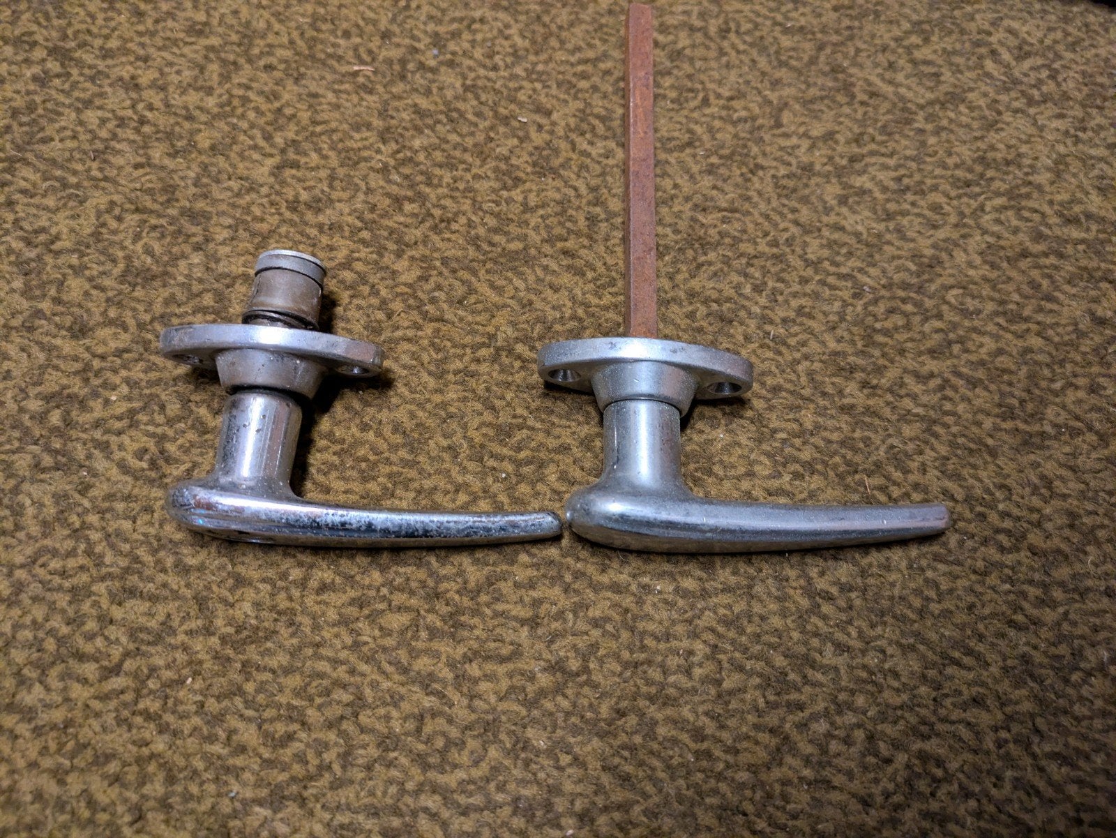 Deurgrepen Auto Handgrepen Oldtimer Onderdelen, Ophalen of Verzenden, Voor, Oldtimer onderdelen, Bumper
