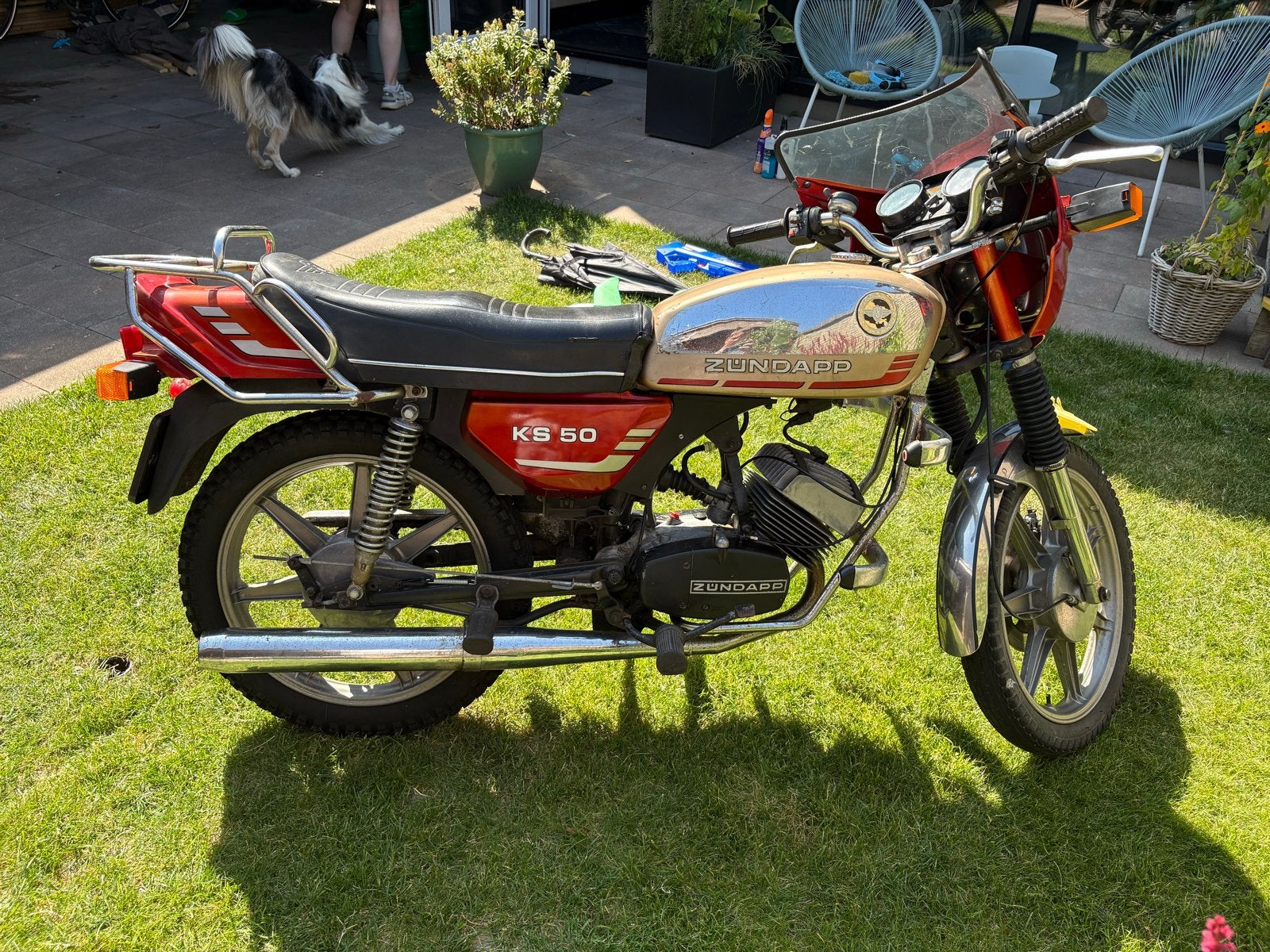 Zundapp KS50 - Loopt en schakelt goed, met originele tank, Ophalen, Gebruikt, KS50