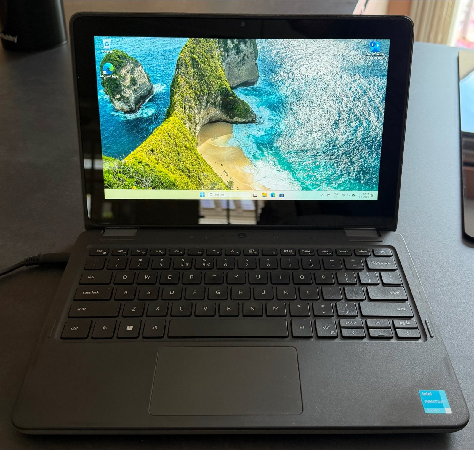 Dell laptop - Nieuwe accu- 11.6 inch scherm, Ophalen, Gebruikt, 8 GB, 11 inch