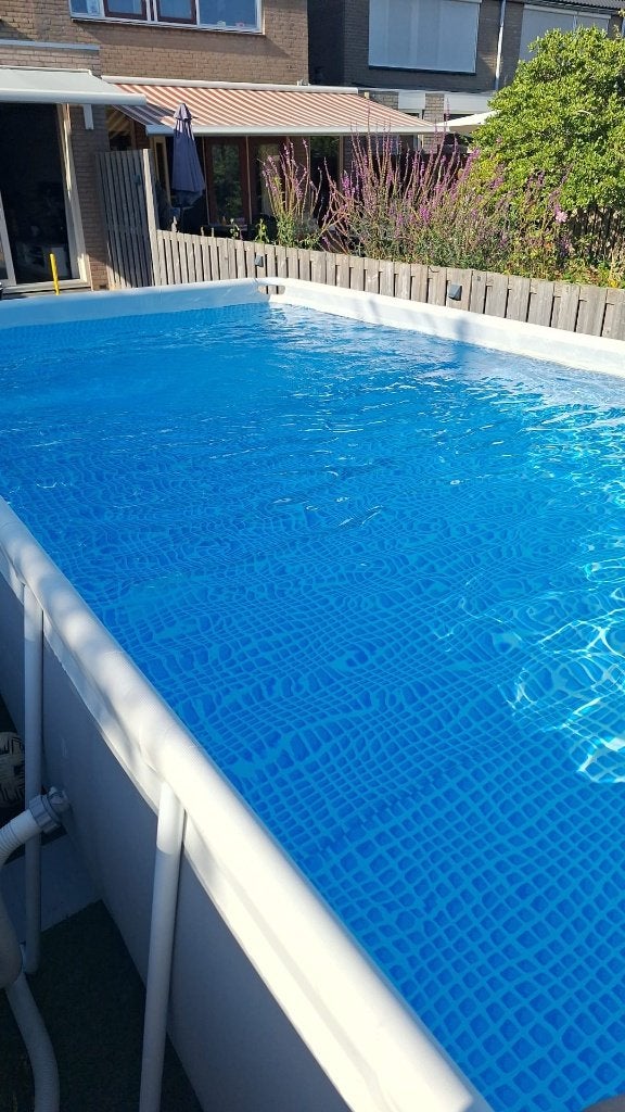 Intex zwembad afmeting 4.88m x 2.44m x 1.07m, Gebruikt, 80 tot 120 cm, Ophalen of Verzenden, Minder dan 200 cm