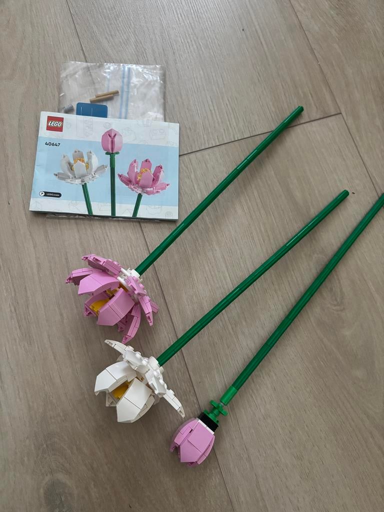 Lego lotus flowers 40647, Ophalen of Verzenden, Gebruikt