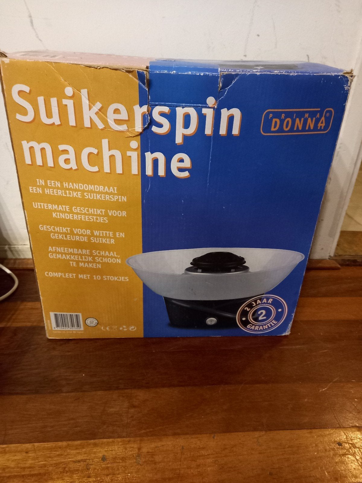 Prima Donna Suikerspinmachine - Werkt Prima!, Witgoed en Apparatuur, Ophalen of Verzenden, Gebruikt