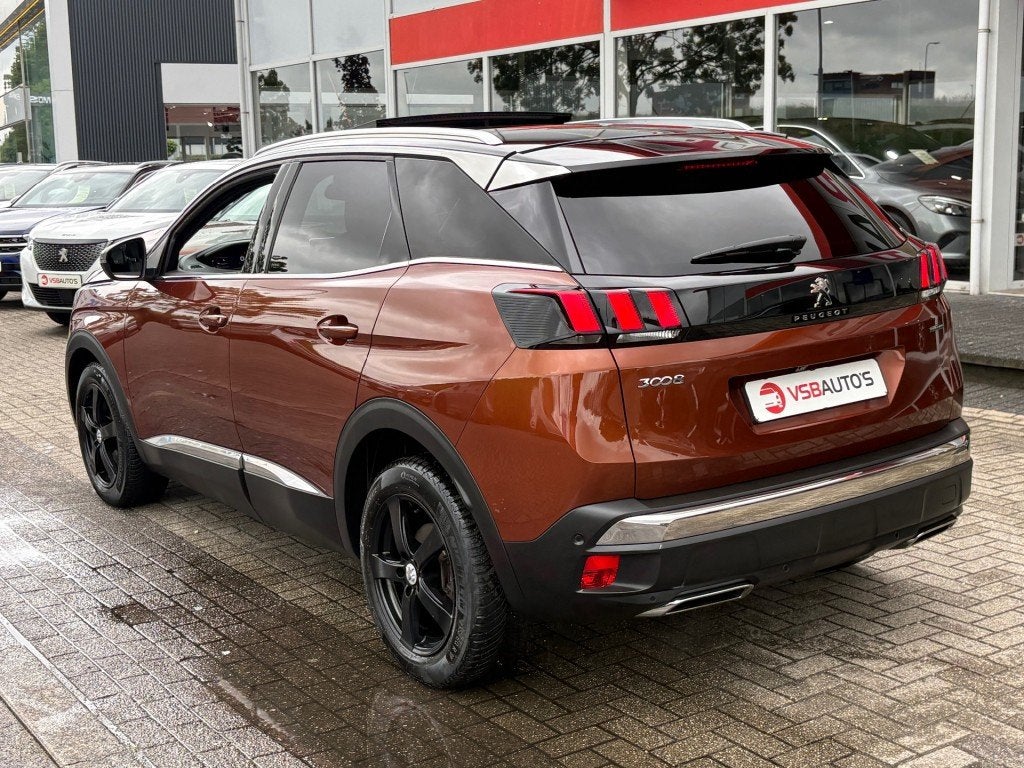Peugeot 3008 1.2 PURETECH GT LINE . PANO NAVI CAMERA EL. ACH, USB, Gebruikt, 1199 cc, Bedrijf