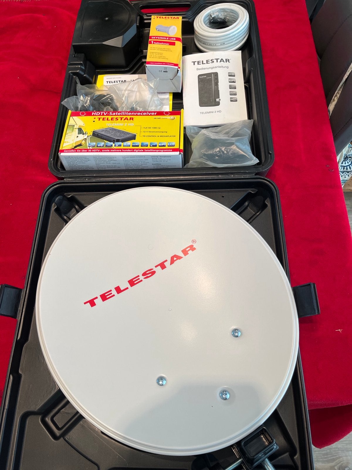Telestar Satellietontvanger Set - Compleet en Nieuw, Ophalen, Nieuw, (Schotel)antenne, Overige merken