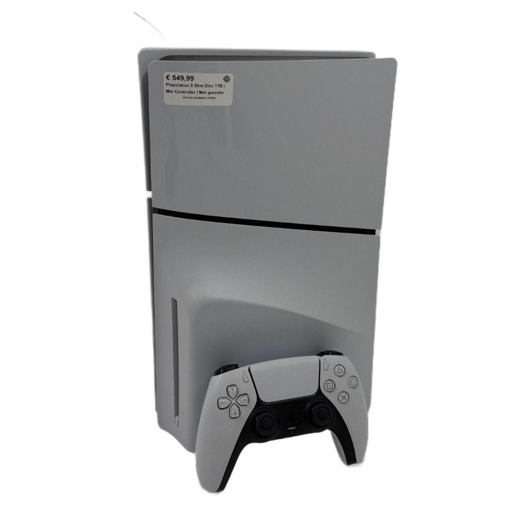 Playstation 5 Slim Disk Versie 1TB | Met controller, Playstation 5, Dordrecht@usedproducts.nl, Toulonselaan 72, Ophalen of Verzenden