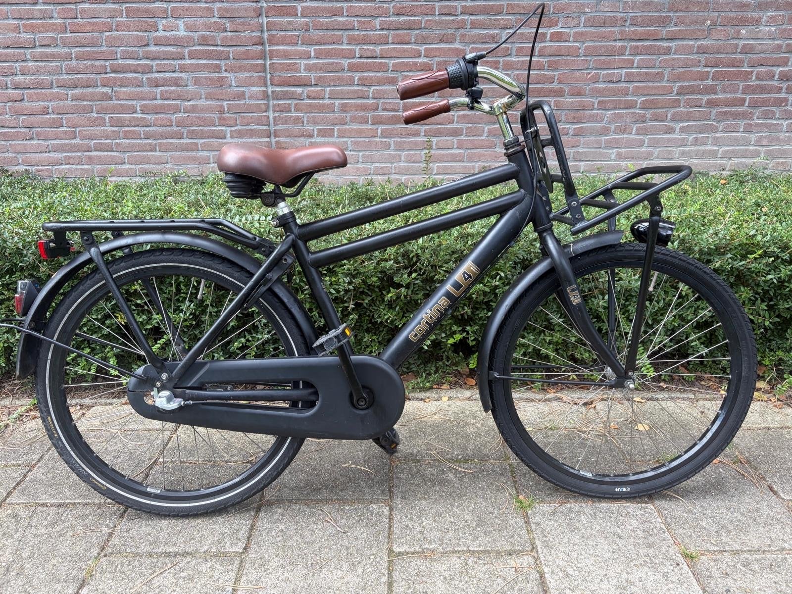 24 inch Cortina U4 Transportfiets met Nexus 3 en anti-lek, Ophalen, Terugtraprem, 24 inch, Versnellingen