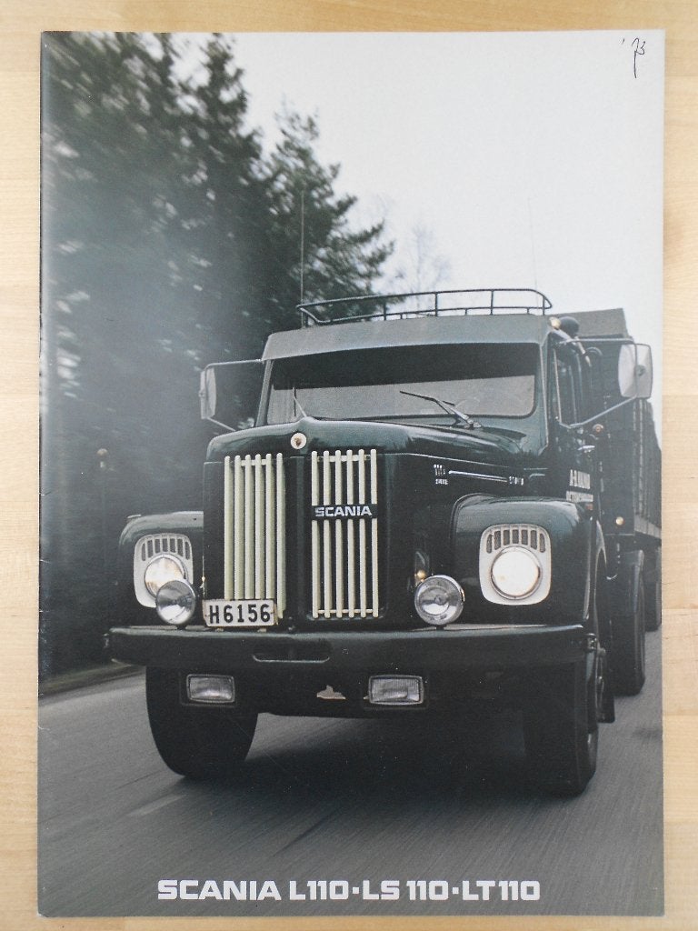 Scania L110 LS110 LT110 Brochure 1972 – Torpedo Neus L LS LT, Ophalen of Verzenden, Zo goed als nieuw, Overige merken, Scania