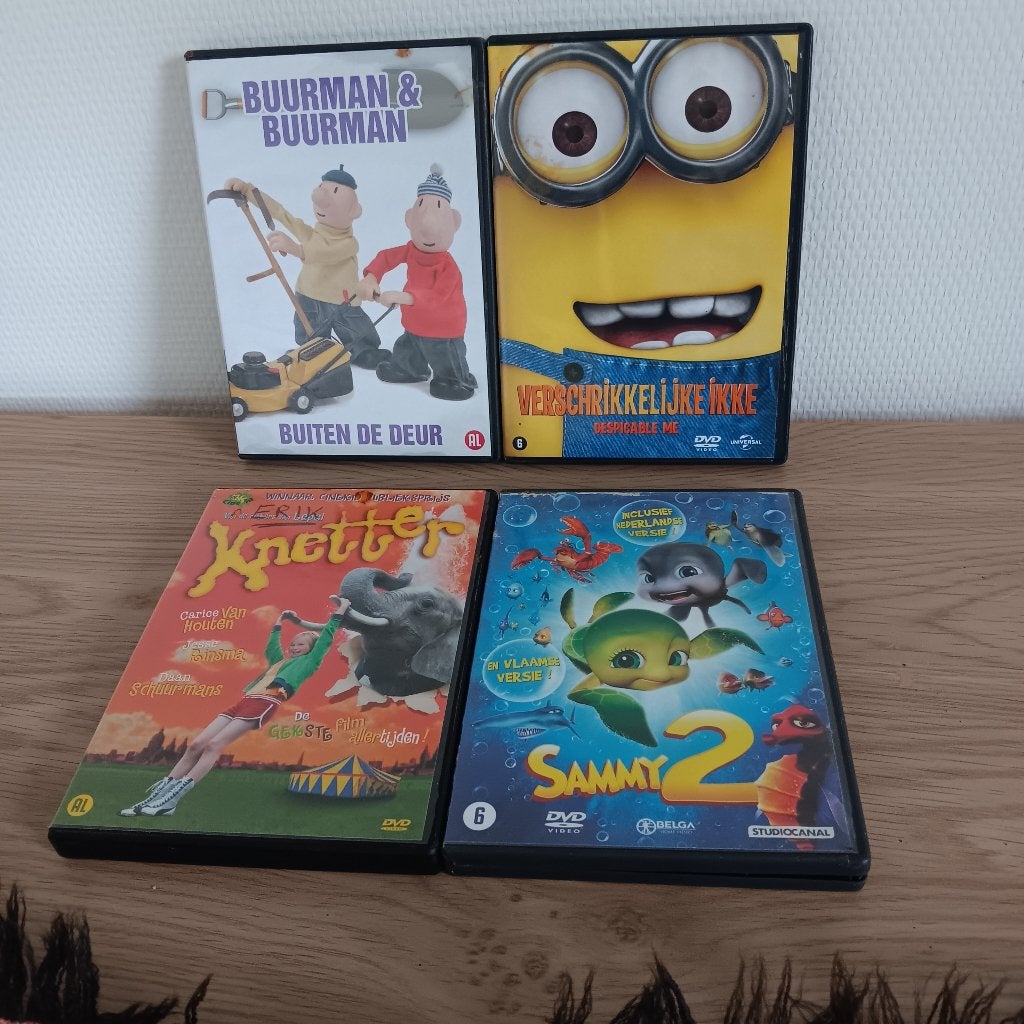 DVD-collectie: Buurman & Buurman, Minions, Knetter, Sammy 2, Gebruikt, Alle leeftijden, Overige genres, Ophalen of Verzenden