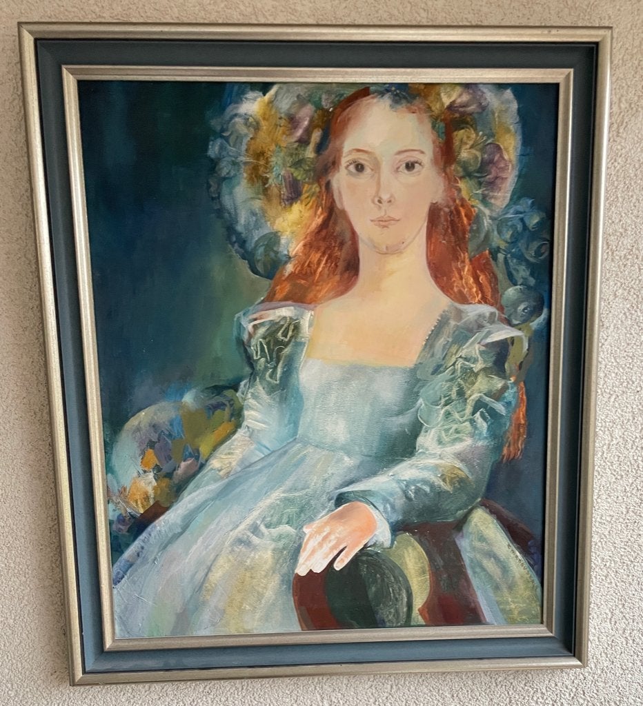 Galina Zmanovskaja (1955) Kerkrade - Heerlen zeer mooi werk, Acrylverf, Ingelijst, Ophalen of Verzenden, Overige materialen