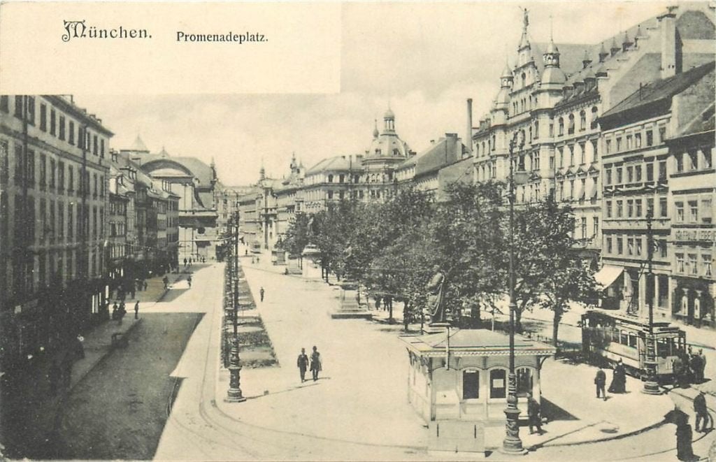 379-097-009 München Promenadeplatz, Verzamelen, Ophalen of Verzenden, Voor 1920, Duitsland