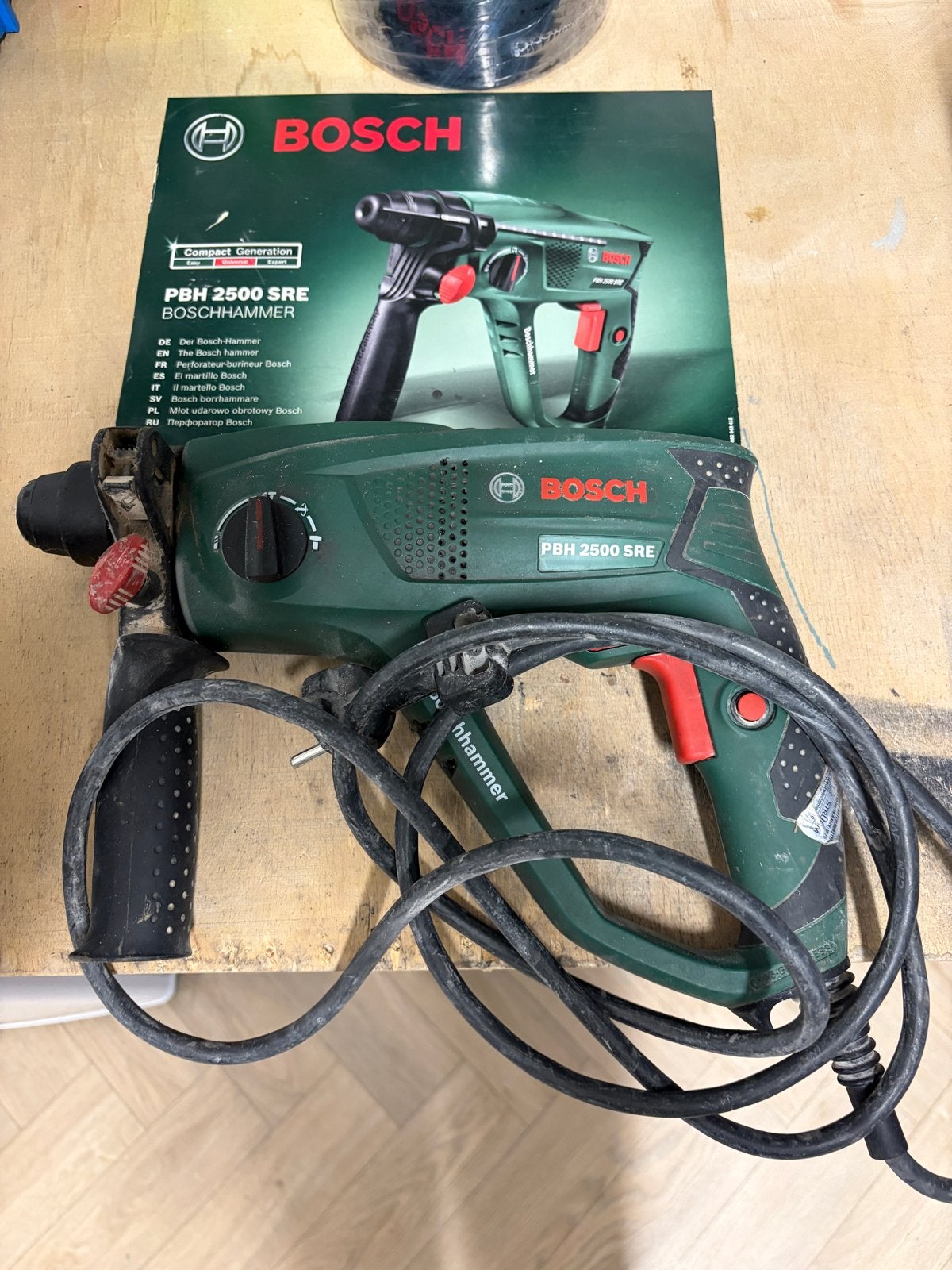 Bosch PBH 2500 SRE Boorhamer, Ophalen, Boor- en/of Breekhamer, Klopboormechanisme, Gebruikt